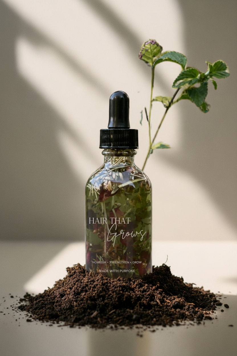Hair that grows oil